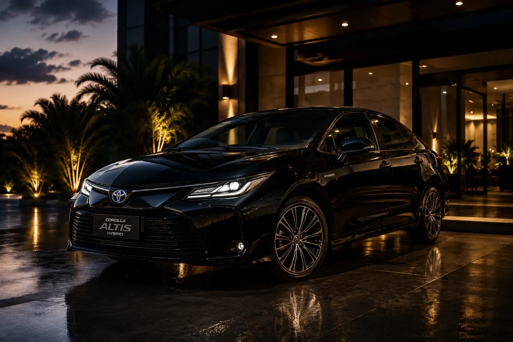 Toyota Corolla Altis Hybrid Premium Preto - Transporte Executivo TH Patrimonial