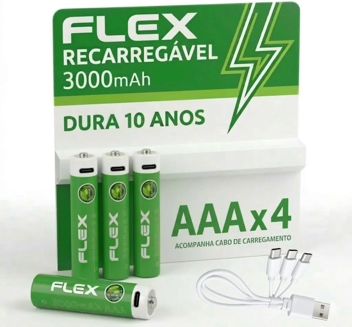 Pilha Recarregável 1200mAh