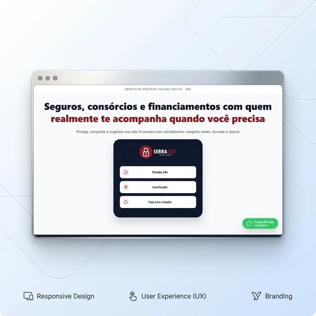 Preview da Serracor Seguros